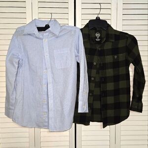 Cat & Jack/Wonder Nation Boy's S Long Sleeved Shirts